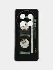 Хром чехол на Huawei Nova 12i / Хуавей Нова 12i прозрачный, с рисунком, защита камеры