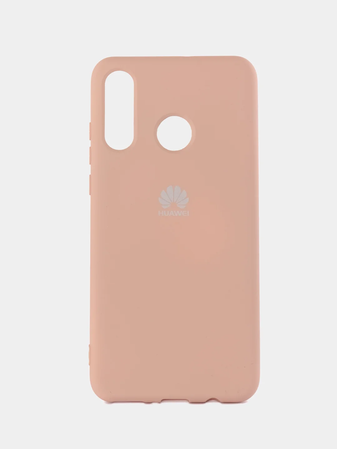 Бежевый меланж защитный силиконовый чехол Silicone Cover HUAWEI NOVA 4E
