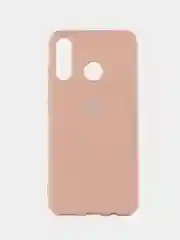 Бежевый меланж защитный силиконовый чехол Silicone Cover HUAWEI NOVA 4E