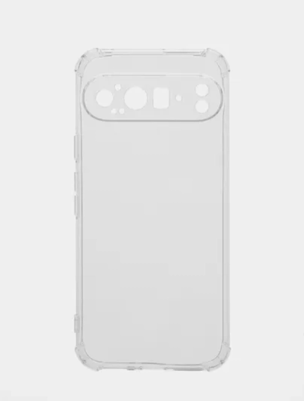 Чехол для Google Pixel 9 Pro (Пиксель 9 Про), прозрачный противоударный