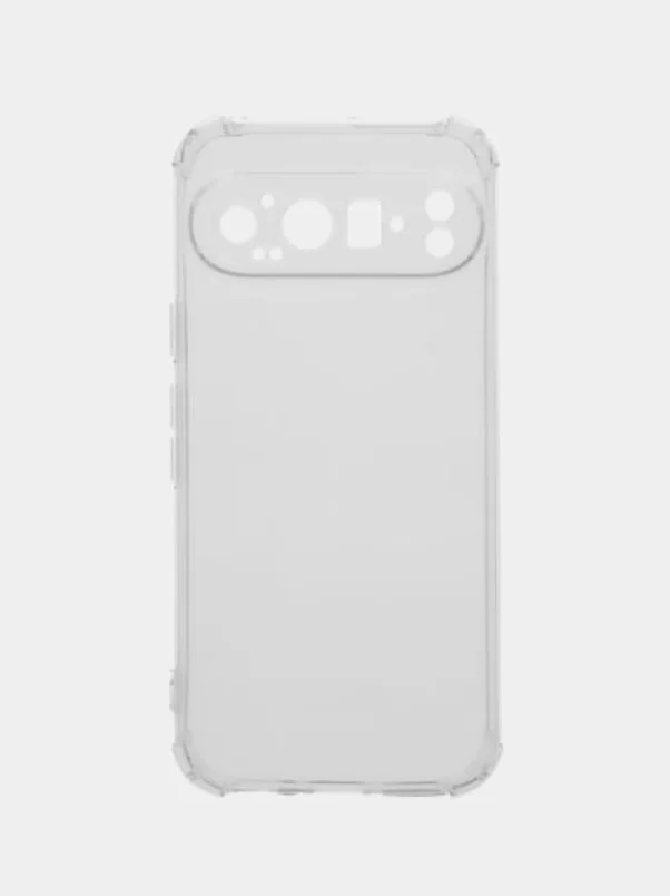 Чехол для Google Pixel 9 (Гугл Пиксель 9), прозрачный противоударный