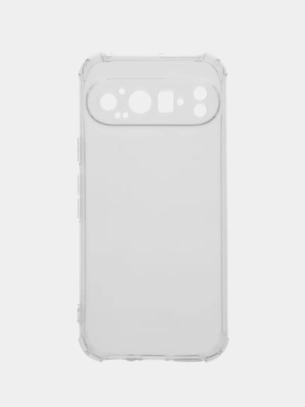 Чехол для Google Pixel 9 (Гугл Пиксель 9), прозрачный противоударный
