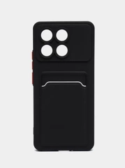 Чехол для Xiaomi POCO F6 Pro/Redmi K70/K70 Pro (Сяоми Поко Ф6 Про), с карманом для карт