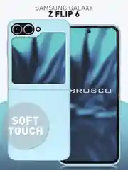 Чехол для Samsung Galaxy Z Flip 6 защитный пластиковый ROSCO тонкий матовый soft-touch