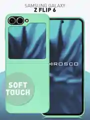Чехол для Samsung Galaxy Z Flip 6 защитный пластиковый ROSCO тонкий матовый soft-touch