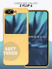 Чехол для Samsung Galaxy Z Flip 6 защитный пластиковый ROSCO тонкий матовый soft-touch