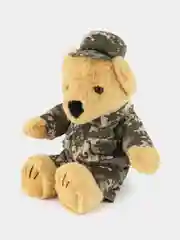 Бежевый мишка военный игрушка плюшевый в костюме  23 см. мишка военный ,вдв, летчик