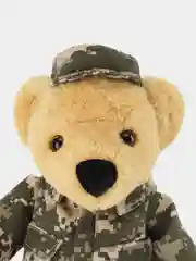 Бежевый мишка военный игрушка плюшевый в костюме  23 см. мишка военный ,вдв, летчик