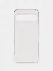 Пурпурный силиконовый чехол на Google Pixel 9 / Гугл Пиксель 9 прозрачный, с рисунком, защита камеры