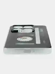 Хром силиконовый чехол на Xiaomi 14T / Сяоми 14T прозрачный, с принтом, защита камеры