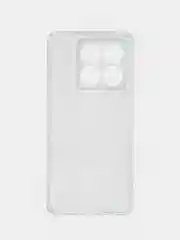 Оливковый силиконовый чехол на Xiaomi 14T / Сяоми 14T прозрачный, с принтом, защита камеры