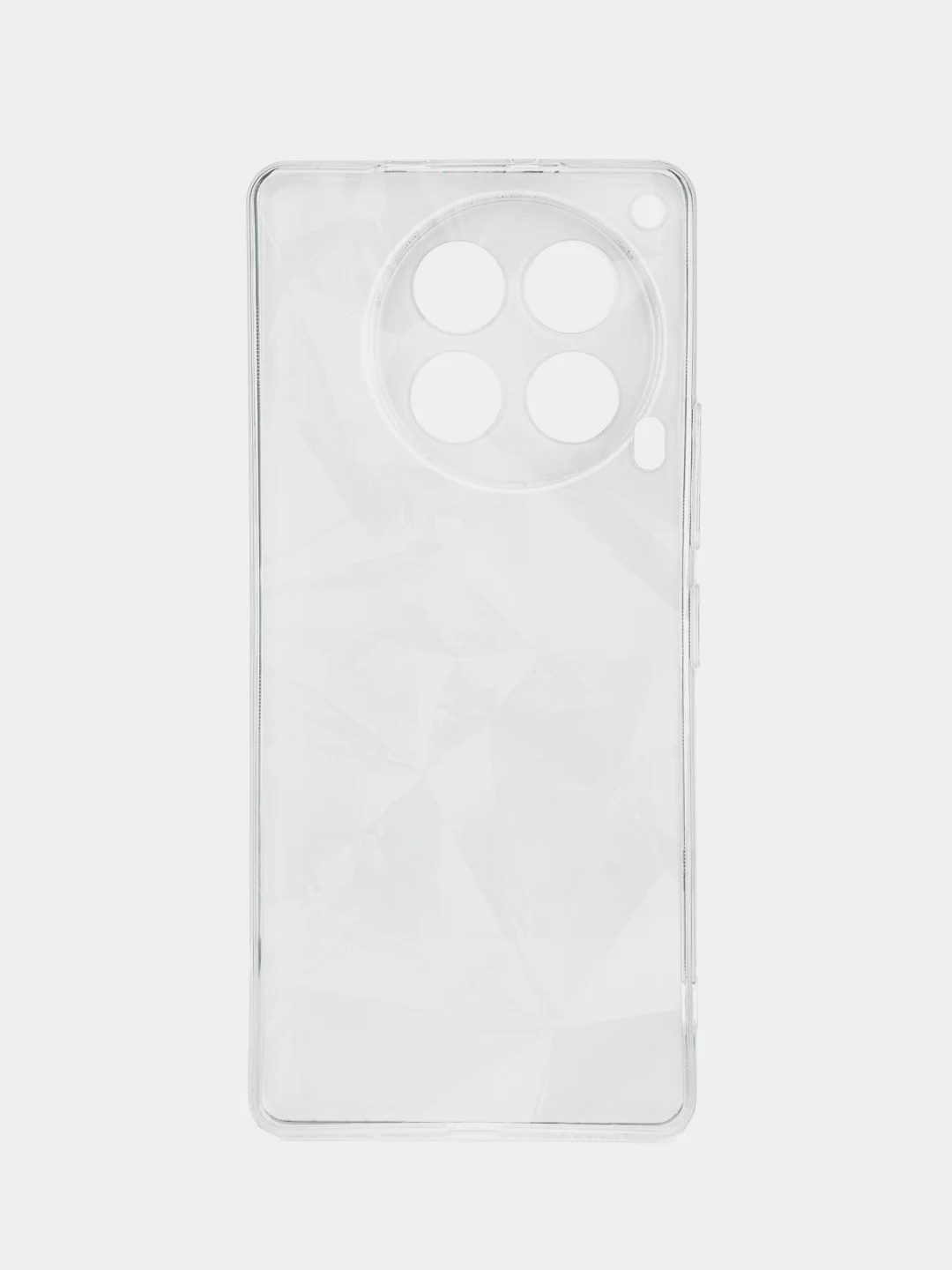 Серый металлик чехол на Tecno Camon 30 5G / Текно Камон 30 5G прозрачный, с рисунком, защита камеры