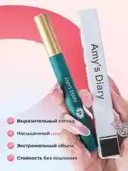 Черный тушь для ресниц Amys Diary, черная, влагостойкая, удлиняющая