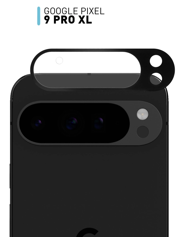 Стекло на камеру для Google Pixel 9 Pro XL защитное ROSCO прозрачное закаленное с рамкой