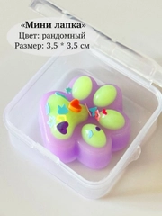 Сквиш лапка / Игрушка антистресс орео / Кошачья лапа маленькая