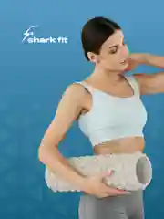 Молочный ролик массажный, для спины и фитнеса, Shark Fit, МФР, 45 см