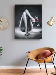 Бокал изящного Картина по номерам на холсте с подрамником 40 х 50 "Art on Canvas"