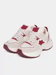 Бордовый кроссовки женские
