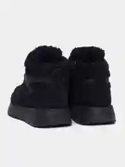 Черный кроссовки женские утепленные, зимние