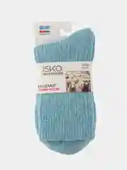 Небесно-голубой носки теплые женские кашемировые (OSKO)