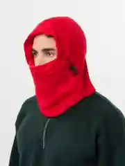 Алый балаклава флисовая, утепленная, унисекс
