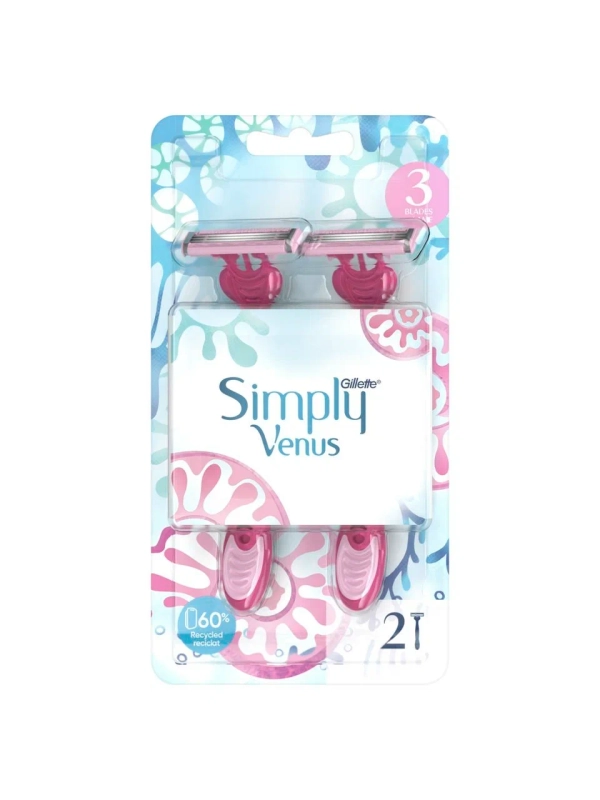 Одноразовая женская бритва Gillette Venus 3, 2 шт.