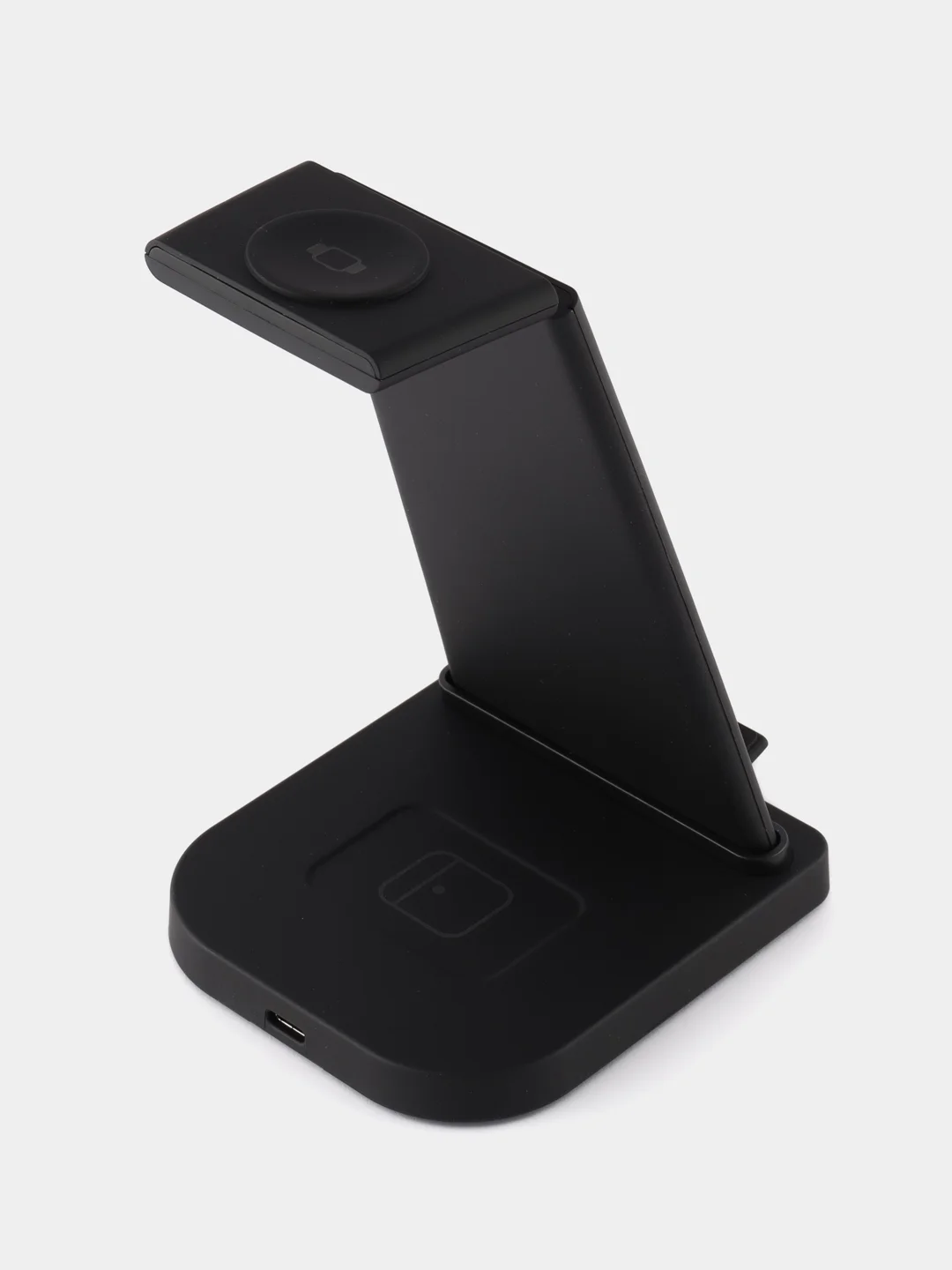 Беспроводная зарядка 15W 3 в 1 для Apple, док станция QI стандарта, Black