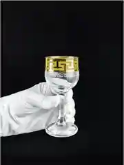 Рюмки для водки и ликера, подарочный набор 6 шт, 55 мл золото PROMSIZ коллекция Греческий