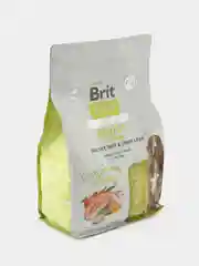 BRIT CARE, Сухой корм с лосос и инд. д/соб.ср.п."Dog Adult M Healthy Skin&Shiny Coat", 3 кг