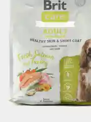 BRIT CARE, Сухой корм с лосос и инд. д/соб.ср.п."Dog Adult M Healthy Skin&Shiny Coat", 3 кг