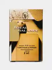 Бежевый балансирующая компактная крем-пудра для лица "IDEAL BALANCE 2 in 1"