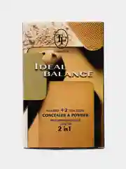 Светло-бежевый балансирующая компактная крем-пудра для лица "IDEAL BALANCE 2 in 1"