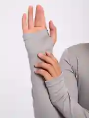 Серый лонгслив