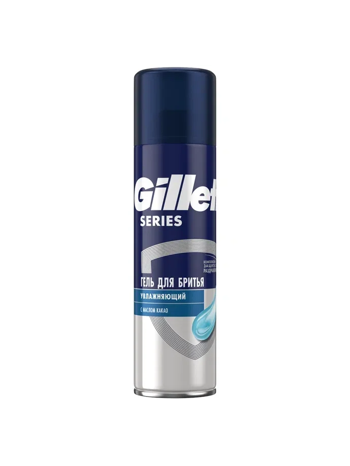 Гель для бритья Gillette Series Moisturizing, увлажняющий, мужской, 200 мл
