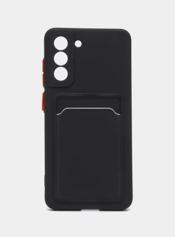Чехол для Samsung Galaxy S21FE / S21 FE / Самсунг Галакси С21 ФЕ, с карманом для карт