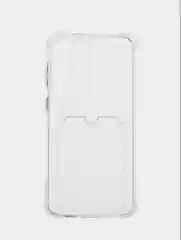 Чехол для Samsung Galaxy S23+ (Plus) (Самсунг С23 Плюс), с карманом для карт, прозрачный