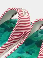 Красный тапочки массажные акупунктурные