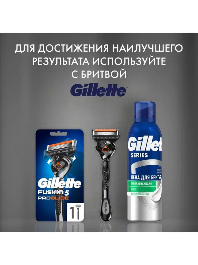 Пена для бритья Gillette Series Sensitive, для чувствительной кожи, мужской, 200 мл
