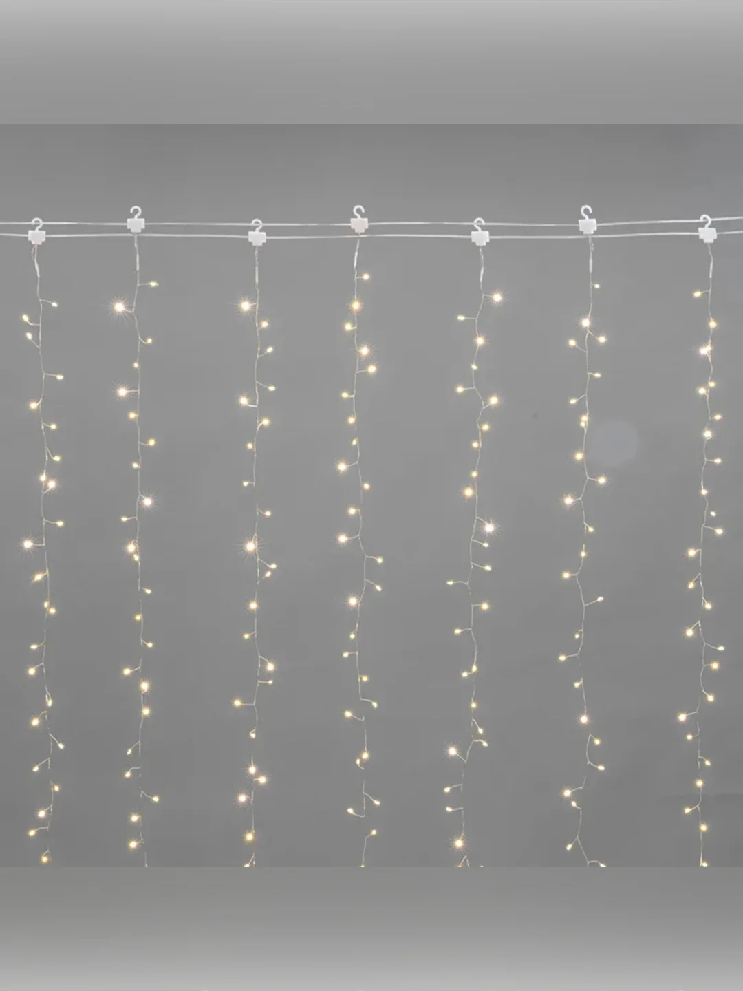 Гирлянда занавес из росы Neon-Night Фейерверк, 3х2 м, 600 LED теплый белый, IP20, 230В