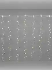 Гирлянда занавес из росы Neon-Night Фейерверк, 3х2 м, 600 LED теплый белый, IP20, 230В