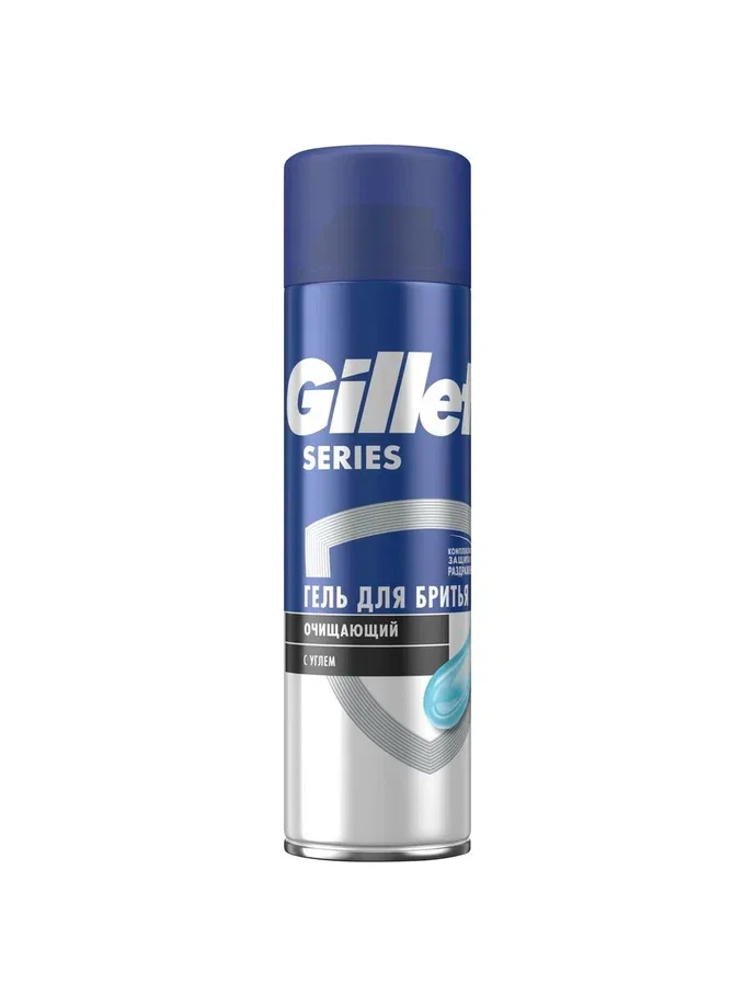Gillette Series Очищающий Гель Для Бритья С Древесным Углем, 200 мл