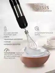 Черный погружной блендер making Oasis everywhere BL-85B