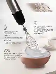 Черный погружной блендер making Oasis everywhere BL-100B