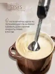 Черный погружной блендер making Oasis everywhere BL-100B