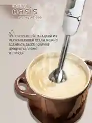 Белый погружной блендер making Oasis everywhere BL-85W2
