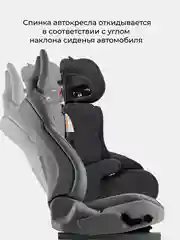 Зеленый автокресло детское трансформируется в бустер Costa HC-01, от 1 до 12 лет, 9-36 кг