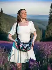 Темно-синий сумка хобо женская через плечо