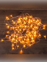 Гирлянда светодиодная универсальная Neon-Night, 100 LED, теплый белый, 10 м, ПВХ