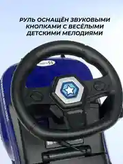 Синий каталка толокар для детей, машинка Farfello YU87