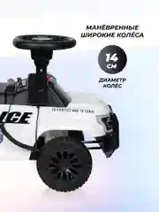 Белый каталка толокар для детей, машинка Farfello YU87